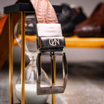 Marco Di Milano Riccardo II Crocodile Belt Bay Apache