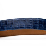 Marco Di Milano Riccardo II Crocodile Belt Blue Jean
