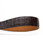 Marco Di Milano Riccardo II Crocodile Belt Dark Brown
