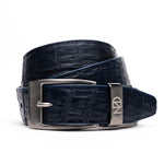 Marco Di Milano Crocodile Belt Blue Jean