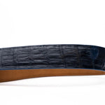 Marco Di Milano Riccardo Crocodile Belt Navy