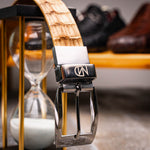Marco Di Milano Riccardo Crocodile Belt Oil Orix