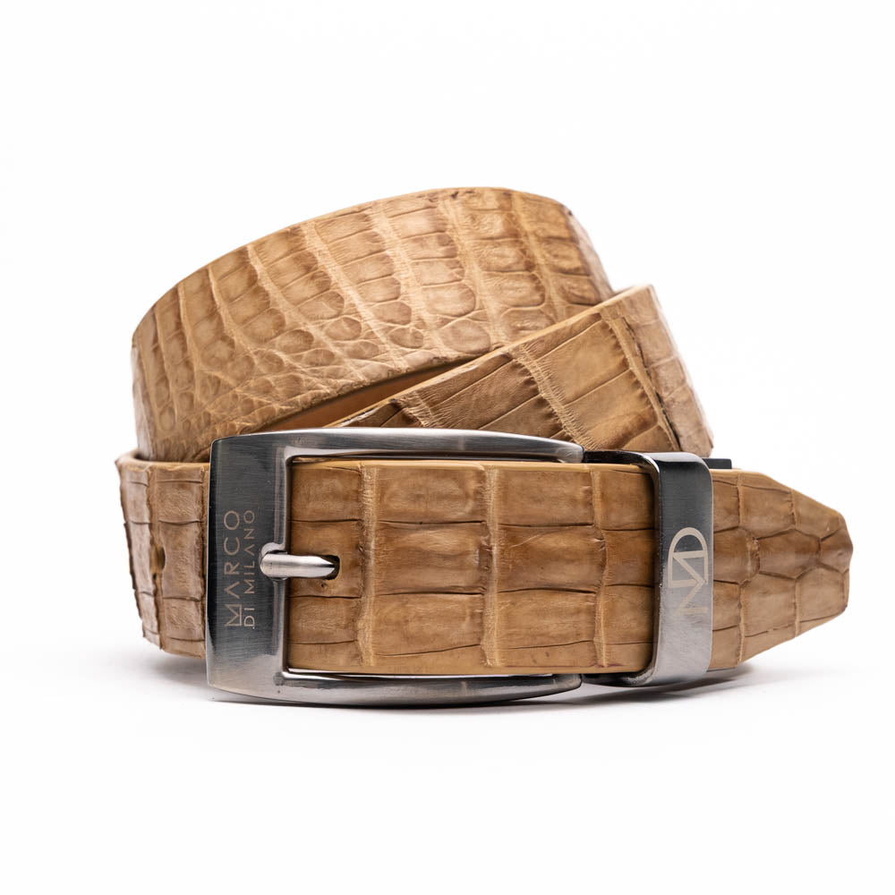 Marco Di Milano Crocodile Belt Oil Orix