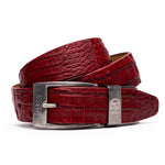 Marco Di Milano Crocodile Belt Red