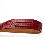 Marco Di Milano Riccardo II Crocodile Belt Red
