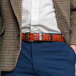 Marco Di Milano Riccardo Crocodile Belt Rustic Cognac
