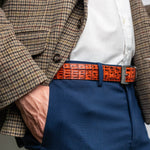 Marco Di Milano Riccardo Crocodile Belt Rustic Cognac