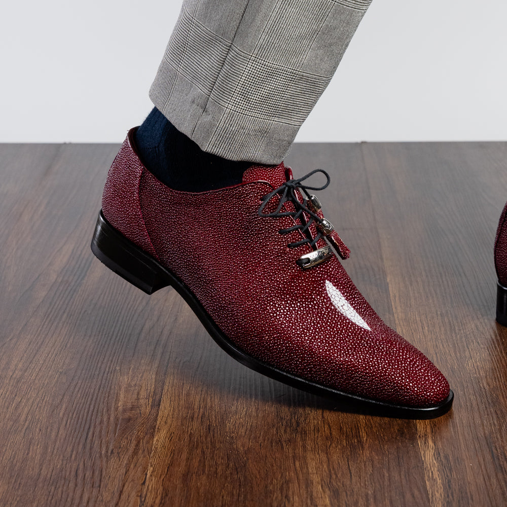 Marco Di Milano Rimini Stingray Dress Oxfords Wine