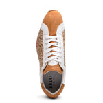 Zelli Ripi Calfskin Hand Weave Sneakers Brown (65-375-BRN)
