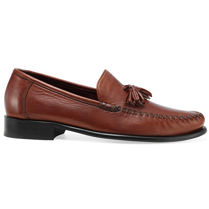 Robert Zur Elon Tassel Loafer Dark Luggage