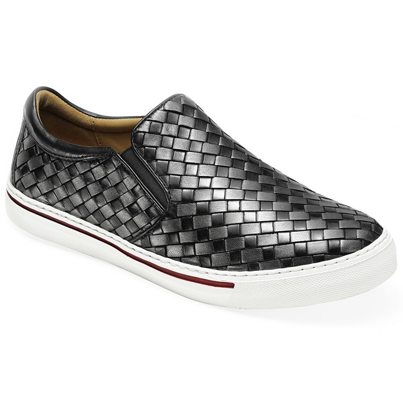 Robert Zur James Slip-on Sneaker Black & Gunmetal