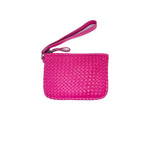 View product image 1: Robert Zur Women's Maya II True Glove Woven Zipper Pouch Fuchsia
