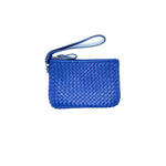 View product image 1: Robert Zur Women's Maya II True Glove Woven Zipper Pouch Royal Blue