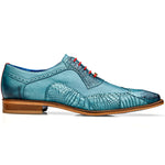 Belvedere Roberto Wingtip Oxords Antique Aqua