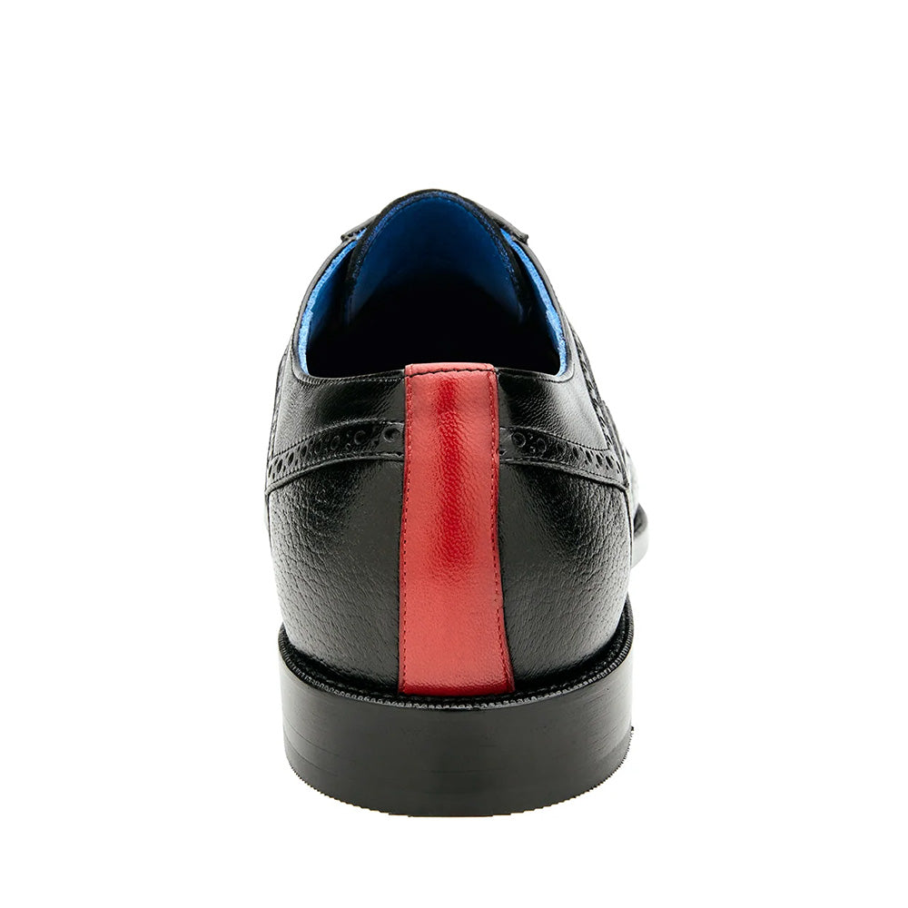 Belvedere Roberto Alligator Oxfords Black (B16)