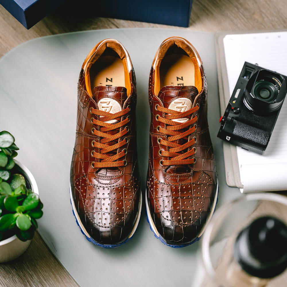 Zelli Rocco Sneakers Brown (65-220-BRN)