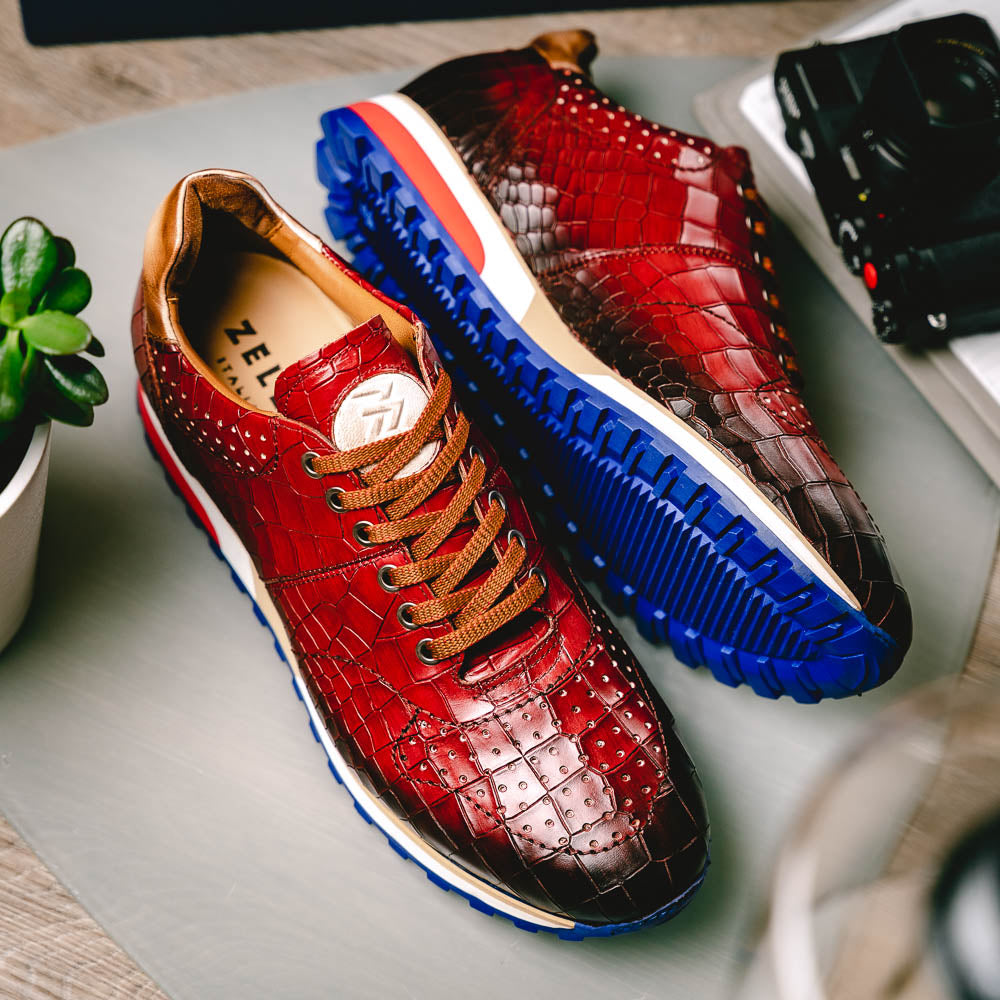 Zelli Rocco Sneakers Red (65-220-RED)