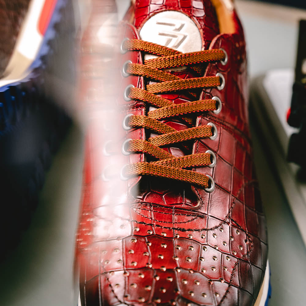 Zelli Rocco Sneakers Red | MensDesignerShoe.com