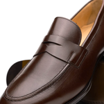 Zelli Roma Apron Toe Penny Loafers Nicotine (15-200-NIC)