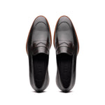 Zelli Roma Hand Burnished Penny Loafers Gray (15-400-GRY)