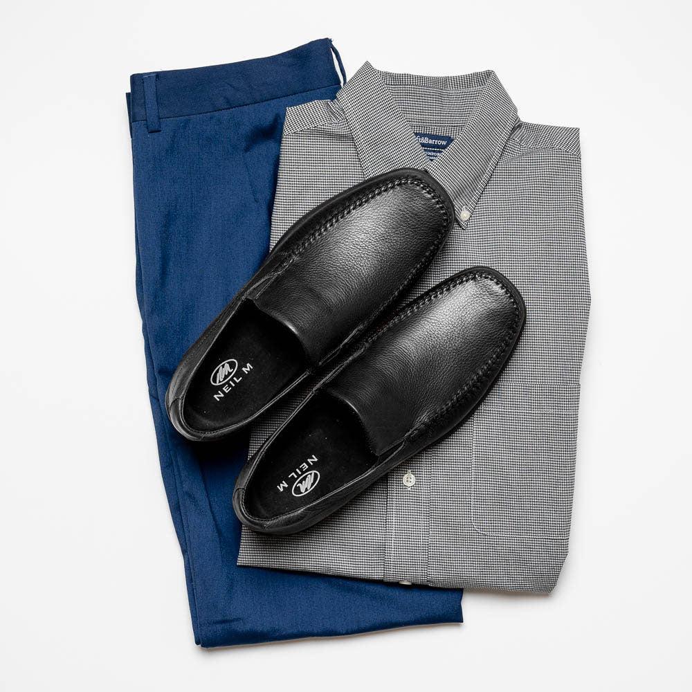 Neil M Rome Comfort Loafers Black