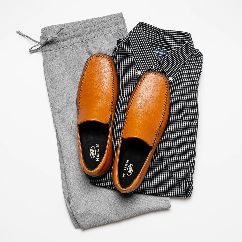 Neil M Rome Comfort Loafers Maple