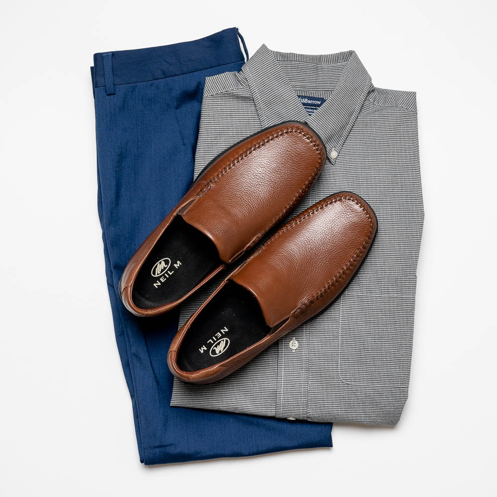 Neil M Rome Comfort Loafers Walnut