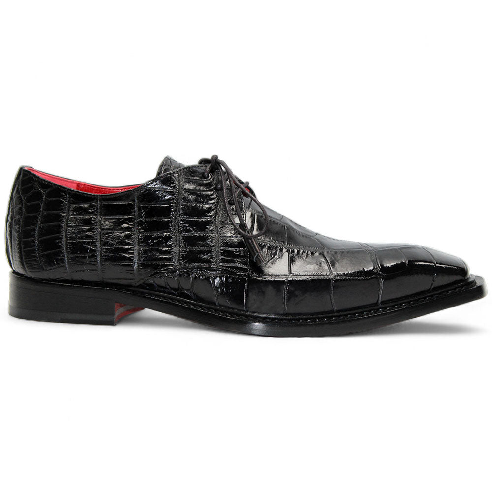 Fennix Rowan Genuine Alligator Shoes Black