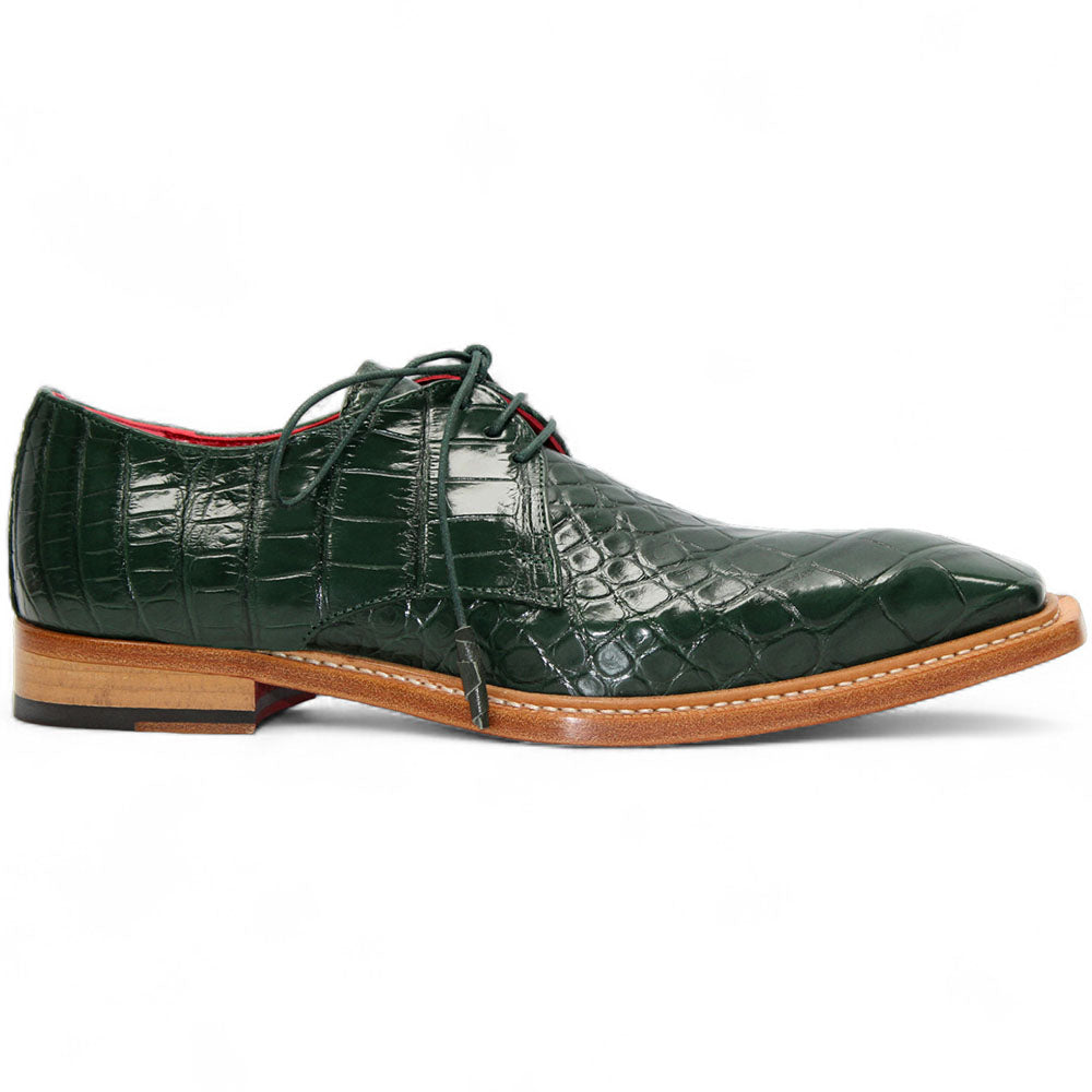 Fennix Rowan Genuine Alligator Shoes Green