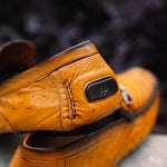 Mezlan Ostrich Driving Shoe Camel (EXCLUSIVE) (RX7041-S)