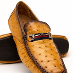 Mezlan Ostrich Driving Shoe Camel (EXCLUSIVE) (RX7041-S)