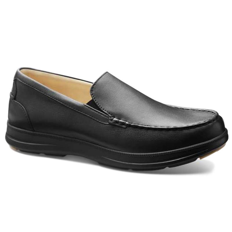 Samuel Hubbard Blue Skies Boat Shoes Black