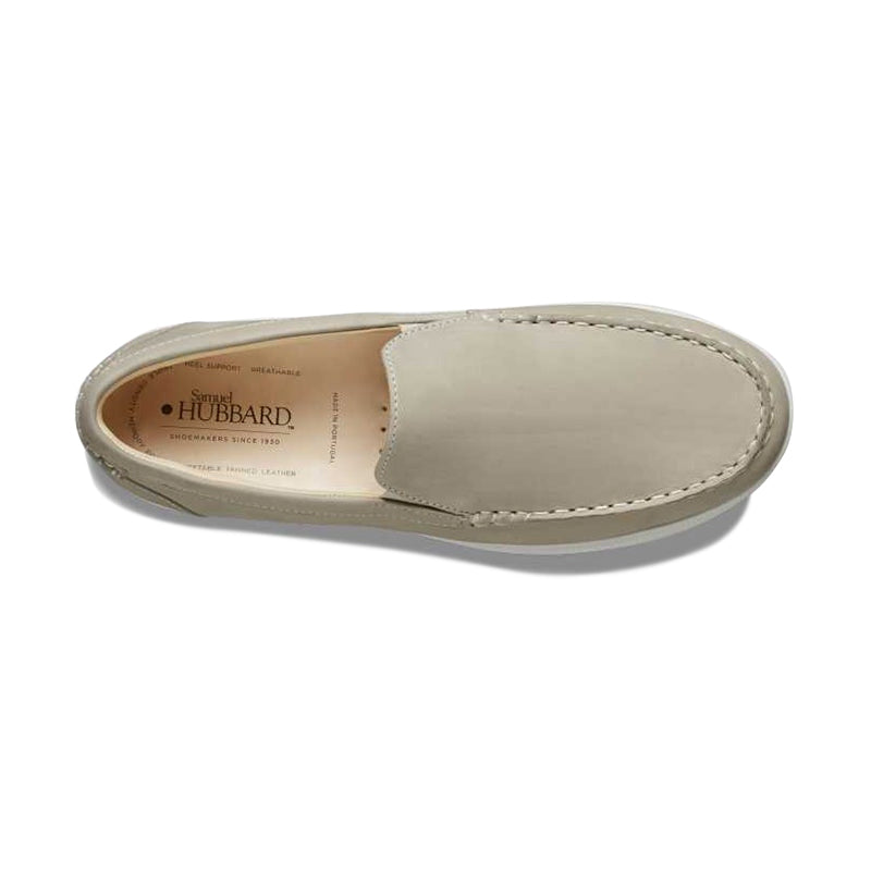 Samuel Hubbard Blue Skies Boat Shoes Driftwood Natural