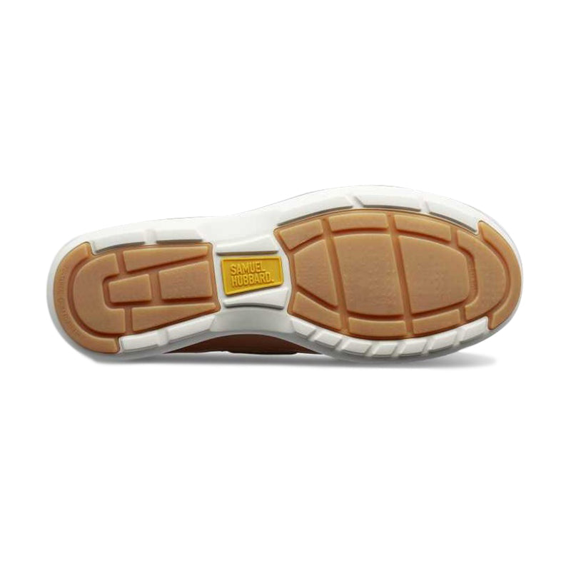 Samuel Hubbard Blue Skies Boat Shoes Saddlebag Tan