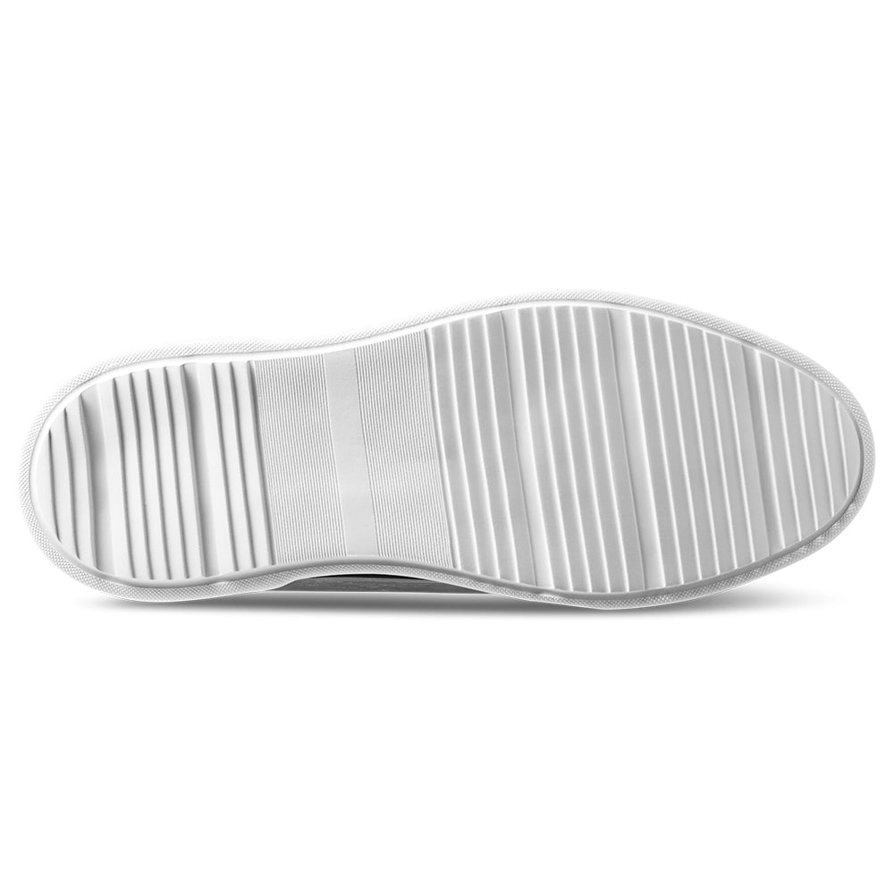 Samuel Hubbard Flight Leather Sneakers Aircraft Gray / White