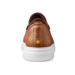 Samuel Hubbard Flight Leather Sneakers Burnished Tan / White