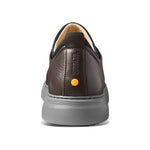 Samuel Hubbard Flight Leather Sneakers Espresso Brown / Dark Gray
