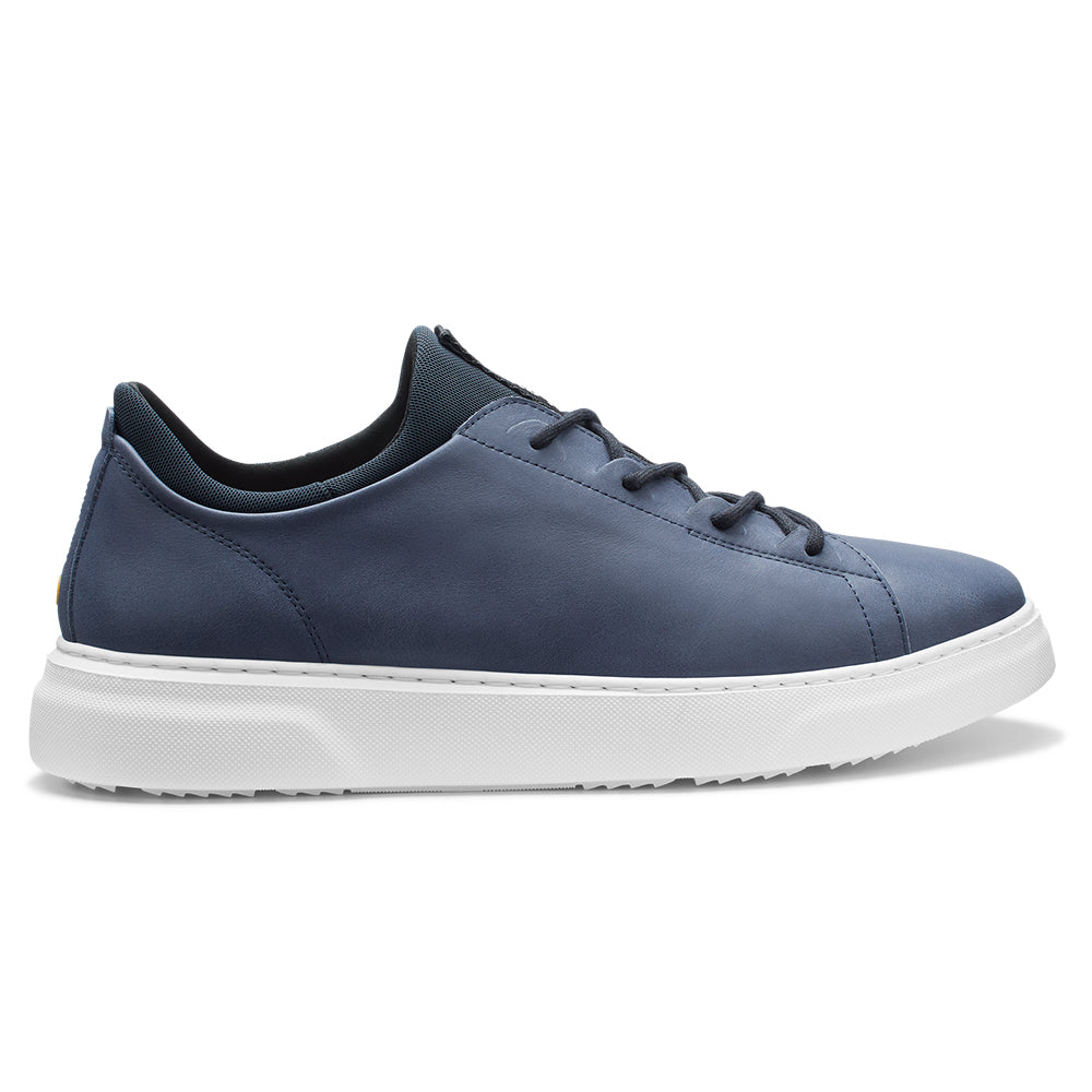 Samuel Hubbard Flight Leather Sneakers Jet Blue / White