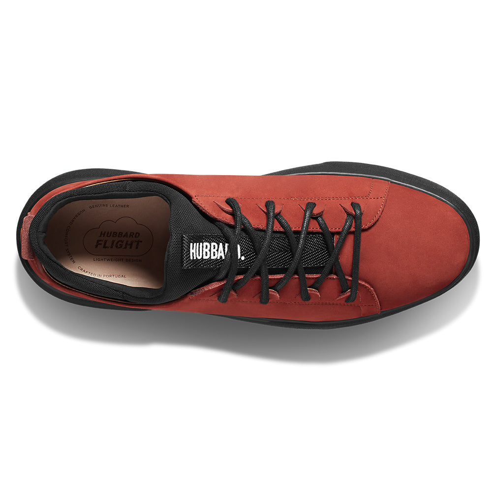 Samuel Hubbard Flight Nubuck Sneakers Rust / Black