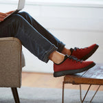 Samuel Hubbard Flight Nubuck Sneakers Rust / Black