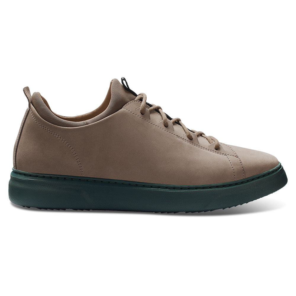 Samuel Hubbard Flight Nubuck Sneakers Taupe / Dark Green