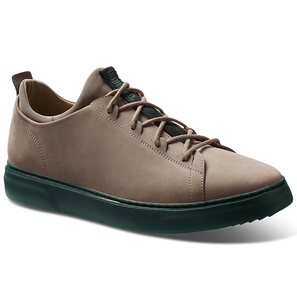 Samuel Hubbard Flight Nubuck Sneakers Taupe / Dark Green