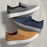 Samuel Hubbard Flight Slip-on Shoes Light Grey / White