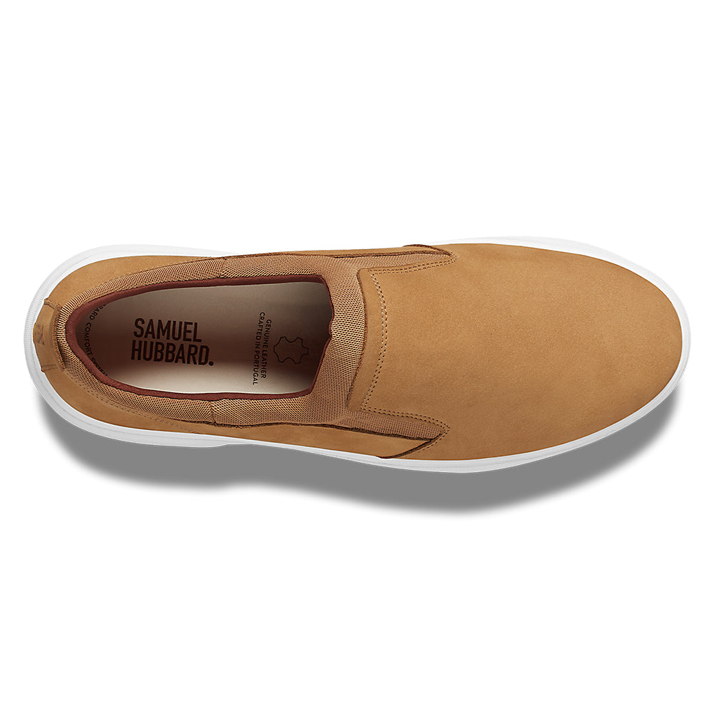 Samuel Hubbard Flight Slip-on Shoes Nutmeg / White