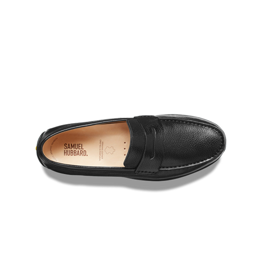 Samuel Hubbard Free Spirit for Him Leather Drivers Black