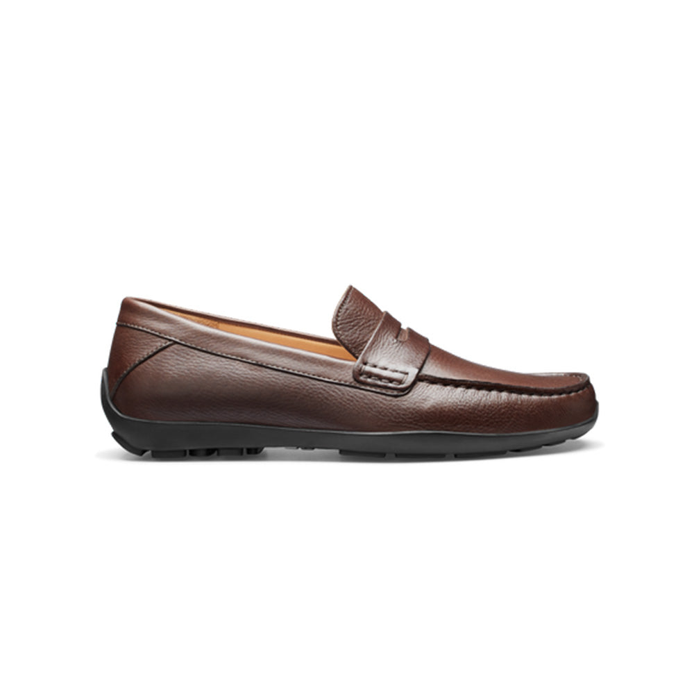 Samuel Hubbard Free Spirit for Him Leather Drivers Brown