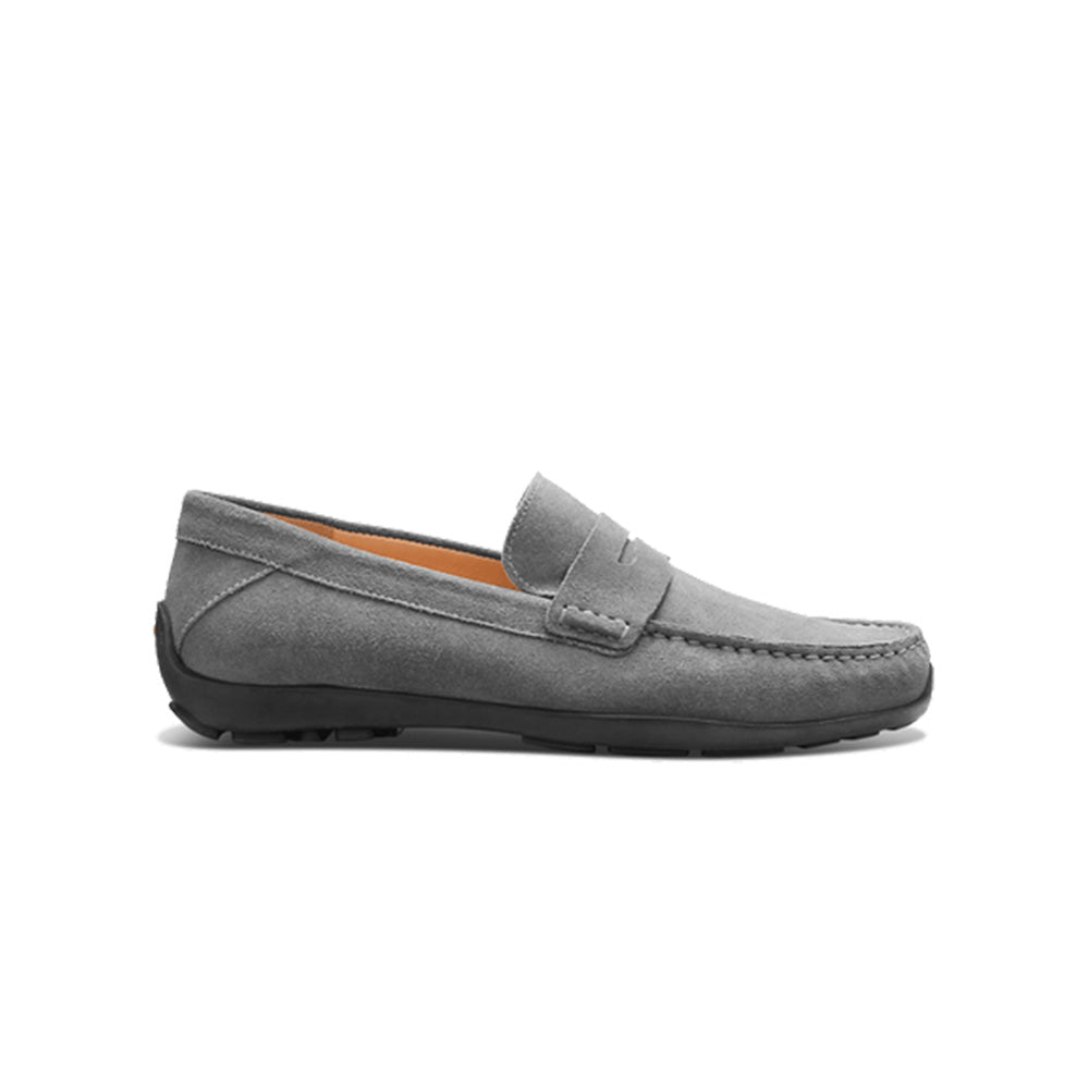 Samuel Hubbard Free Spirit for Him Suede Drivers Gray