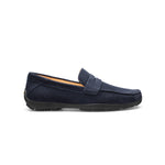 Samuel Hubbard Free Spirit for Him Suede Drivers Navy