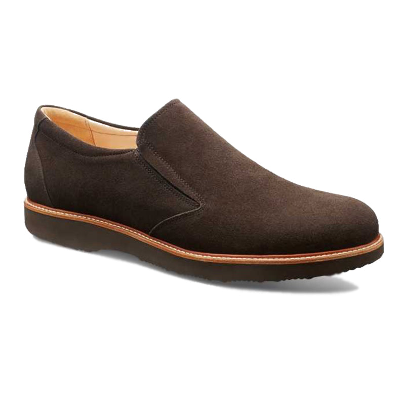 Samuel Hubbard Frequent Traveler Slip-on Oxford Dark Chocolate