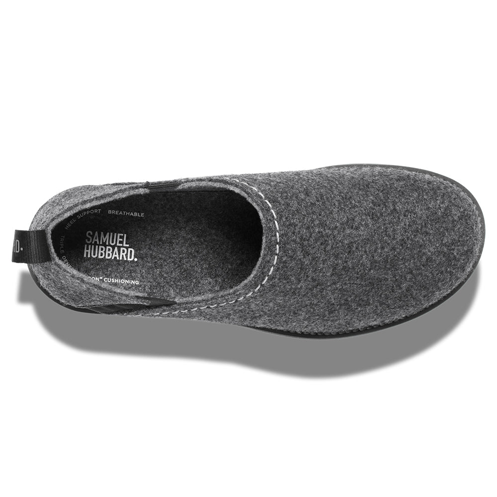 Samuel Hubbard Home Spring Back Slip-on Shoes Charcoal Gray / Gray
